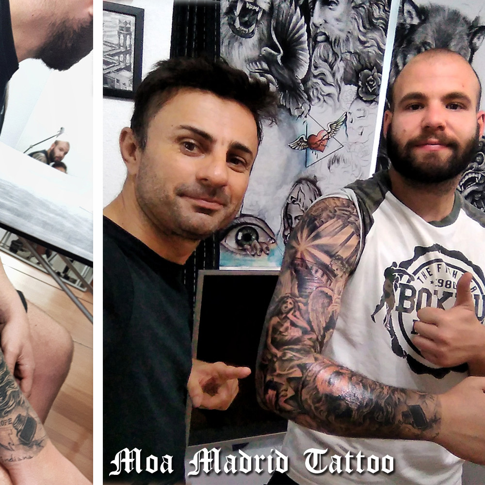 Tu elección mejor de tatuador realista en Madrid: Moa