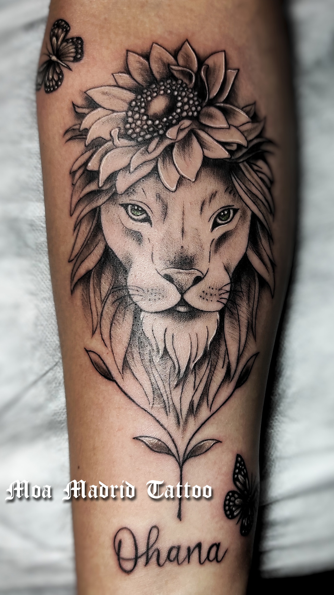 Tatuaje elegante hecho en Madrid