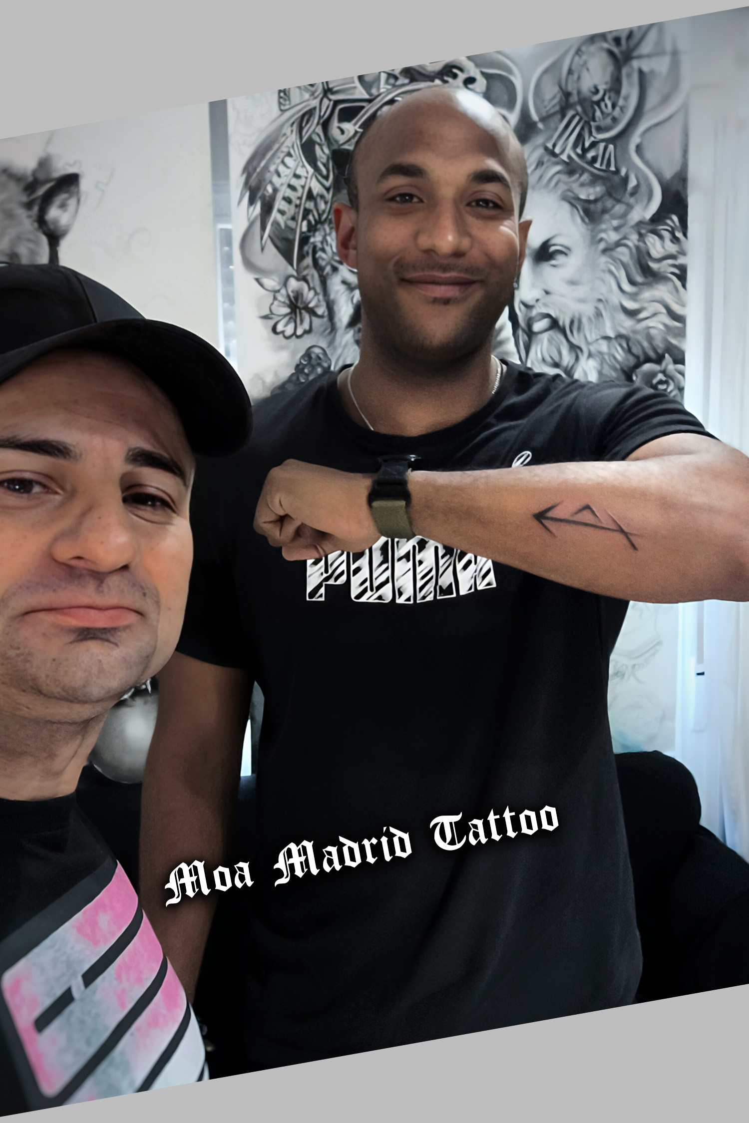 Tatuaje de Islandia realizado por tatuador en Madrid