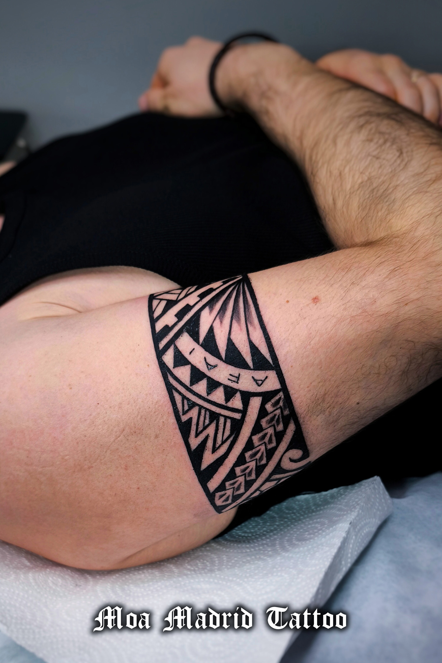 Tatuaje samoano brazalete