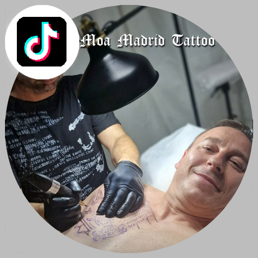 Los vídeos de mis tauajes en mi TikTok Moa Madrid Tattoo